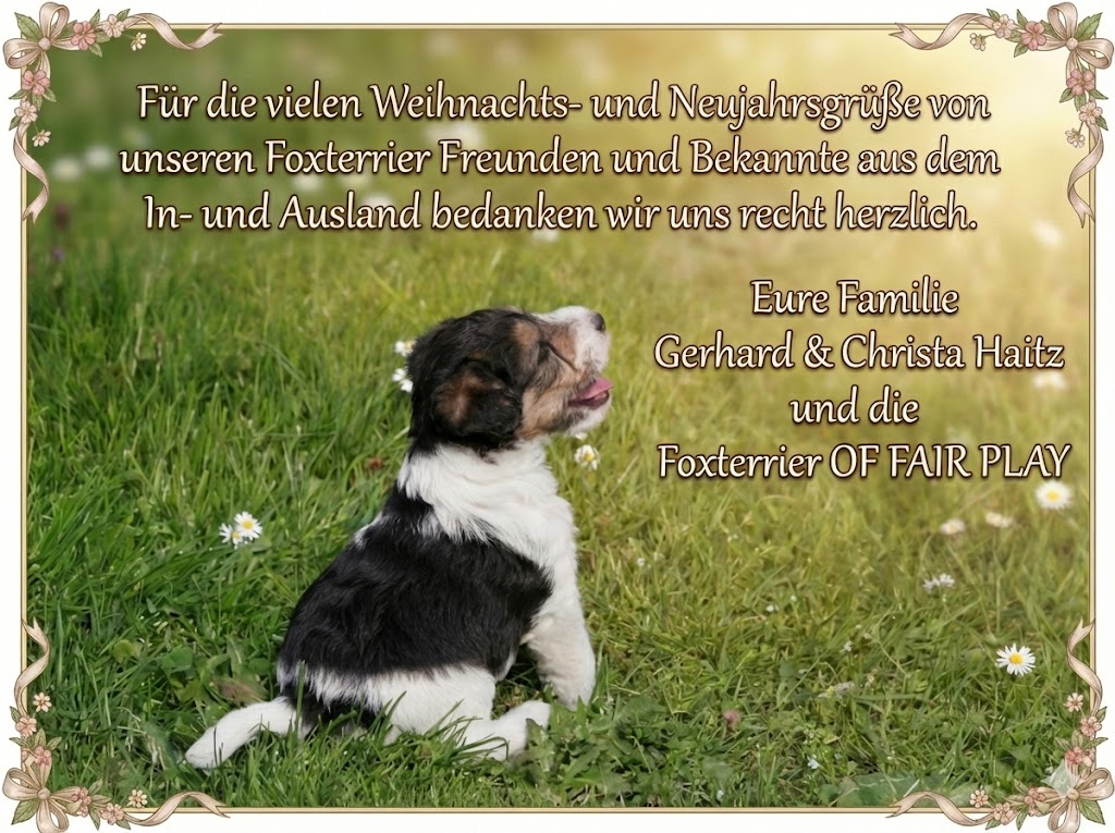 Familie Haitz sagt Danke