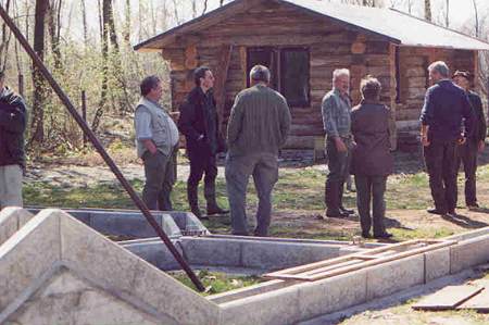 Vereinsgeländes mit Schliefanlage