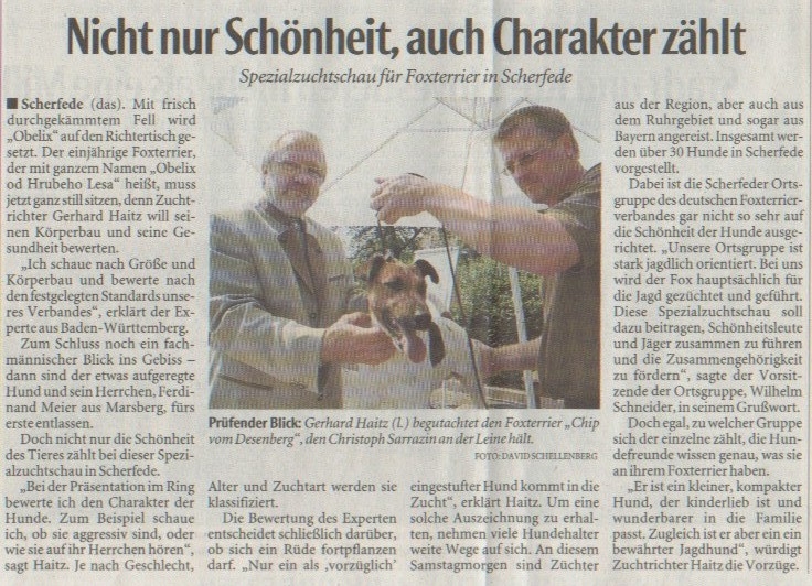 Zeitungsbericht